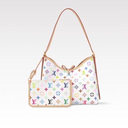 Louis Vuitton x Murakami LV x TM CarryAll PM White Bag