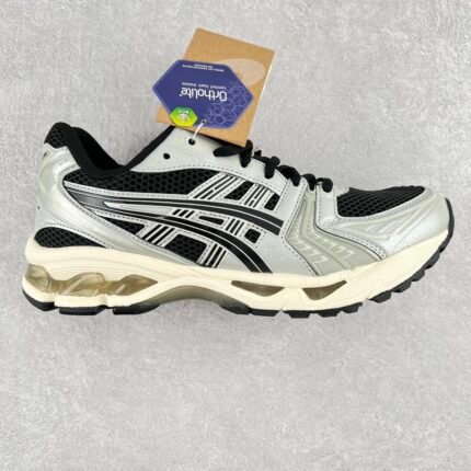 Asics Athletic Casual Breathable Professional Running Shoes - Gray Black