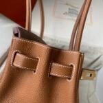 Hermes JPG Shoulder Birkin Togo handbag in Brown with Gold hardware - Image 7