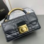 Dior ange mini black leather Black bag - Bag - Image 9
