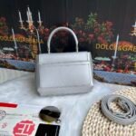 [TOP] Dolce & Gabbana Cowhide Mini Tote - Silver Bag - Image 2