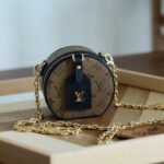 Louis Vuitton LV Monogram Canvas Boite Chapeau Necklace Bag