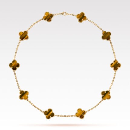 Van Cleef & Arpels Vintage Alhambra necklace, 10 motifs