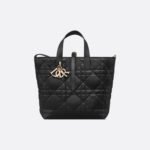 Dior Toujours Bag - Black Macrocannage Calfskin