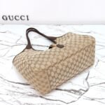 Gucci Mercato tote bag Sand and dark brown GG canvas - Bag - Image 7