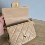Chanel New 24K Small Underarm Bag - Khaki Bag - Image 4