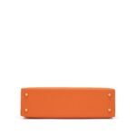 Hermes Orange Epsom Kelly Gold Hardware - Image 7