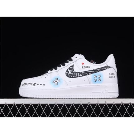 Air Force1 07 Low (GS) video game graffiti lo - Shoes