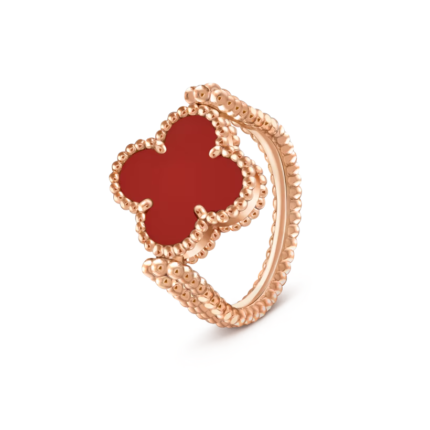 Van Cleef & Arpels Vintage Alhambra Reversible Ring