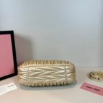 Miu Miu Wander matelassé nappa leather hobo bag handbag - Bag - Image 6