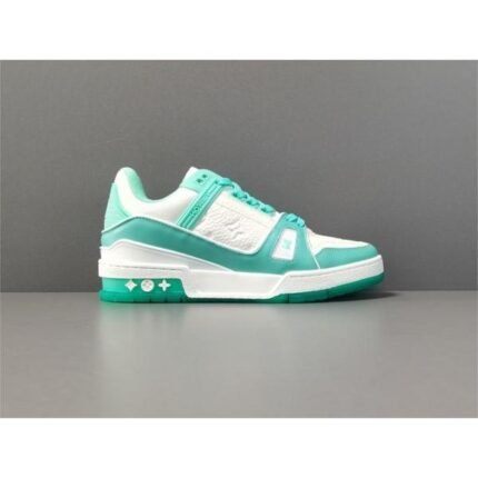 Louis Vuitton Trainer White Green - Shoes