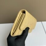 Chanel Counterfeit Caviar Leather Wallet-Yellow Wallet - Image 8