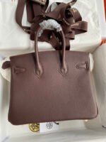 Hermes Birkin Togo Retourne Bag Golden-Dark Brown Bag - Image 2