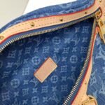 [TOP]LOUIS VUITTON LV Monogram Denim High Rise Bumbag Blue - Image 12