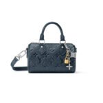 Louis Vuitton Nano Speedy Monogram Empreinte leather - Shimmery Ink