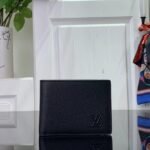 [TOP]LOUIS VUITTON LV Biffold Wallet Black Men's - Image 3