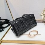 Dior Toujours Bag - Black Macrocannage Calfskin - Image 5