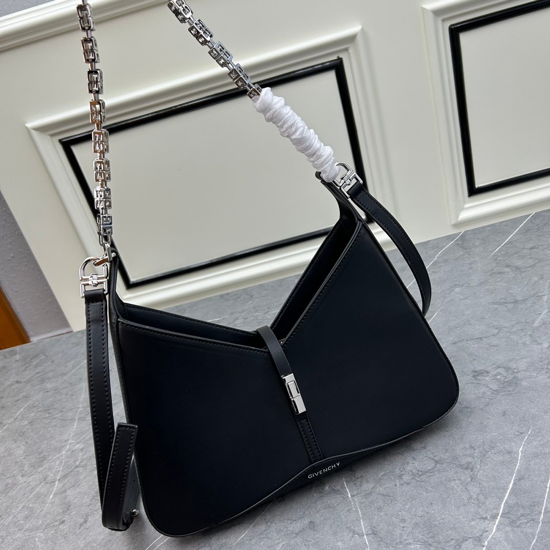 9c19cf5f54653d78e8e16803df190647 Givenchy 2023 New Cut Out Glamorous Elegant Handbags - Black Bag - Image 1