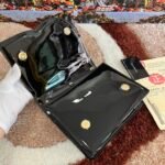 [TOP] Dolce & Gabbana Patent Leather Crossbody Bag - Black Bag - Image 7