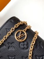 Louis Vuitton Empreinte Monogram Leather Black Wallet On Chain Lily - Bag - Image 9