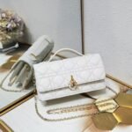 Dior Mini Bag Latte Cannage Lambskin