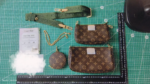 [TOP] Louis Vuitton LV Multi Pochette Accessoires Khaki Strap Bag - Image 7