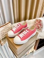 Burberry New Listing Temperament White Shoes - Red Shoes - Image 7