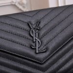 Saint Laurent YSL Cassandre Envelope - Black - Image 9