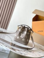 Louis Vuitton Nano Noe Bicolor Monogram Empreinte Leather shoulder bag - Image 3
