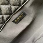 CHANEL 17C Large Airport Bag Maxi Black Gold - Image 8