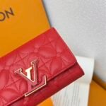 Louis Vuitton Capucines Compact Maxi Red Wallet ﻿ - Image 8