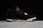 Air Jordan 4 Royalty Black/Metallic Gol - Shoes - Image 11