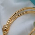 Tiffany Knot Double Row Hinged Bracelet - Image 4