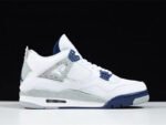 Jordan 4 RetroWhite Midnight Navy - Shoes - Image 2