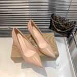 Christian Louboutin Kate Pumps Patent Calf Leather Beige-Shoes - Image 3