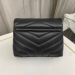 SAINT LAURENT Loulou Toy quilted leather shoulder bag black - Bag - Image 3