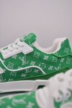 Louis Vuitton Sneakers pattern green - Shoes - Image 5