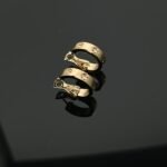 Cartier LOVE Hoop Earrings, Classic Model, 2 Diamonds - Image 5