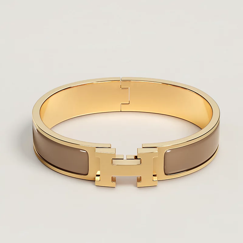 AD669AB0-233F-B25F-7F87-C4CE2929FA14 Hermes Clic H Bracelet - Image 1