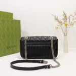 Gucci GG Marmont Small Shoulder Bag Black - Bag - Image 6
