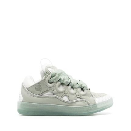 Lanvin LEATHER CURB SNEAKERS - Shoes