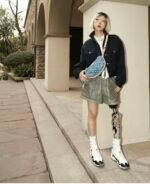 Louis Vuitton New LV Remix Croissant Denim MM Bag - Image 26