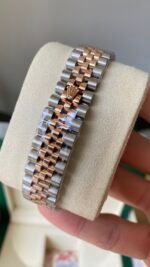 Rolex Datejust Rolex watch, Oystersteel, Rose Gold, Diamonds, Classic Size - Image 7