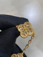 Van Cleef & Arpels Vintage Alhambra Bracelet, 5 motifs - Image 8