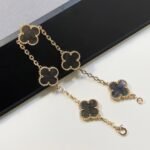 Van Clee & Arpels Vintage black bracelet 5 motifs - Accessories