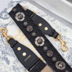 Dior Saddle Handbag Oblique Jacquard Black Bag - Image 8