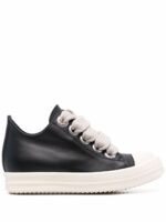 Rick Owens Jumbo Lace Padded Sneaks Low Black Milk - Shoes