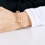 Cartier Juste un Clou bracelet, double, half-paved - Image 2