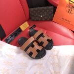 Hermes Chypre Sandal Leather Sandals Slippers - Shoes