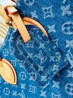 LOUIS VUITTON LV Monogram Jacquard Denim Onthego MM Blue - Bag - Image 10